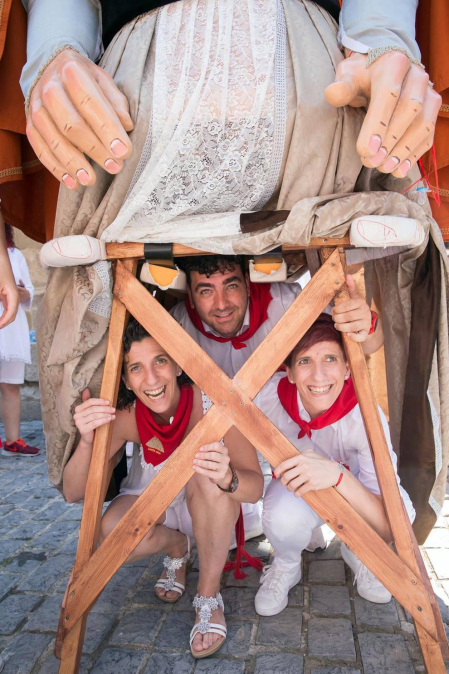 Fotos del encierro, despedida de gigantes, paellada popular y encierro infantil del último día de las fiestas de Tudela 2018, 29 de julio.