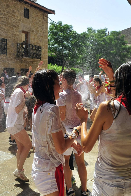 Fotos del cohete de las fiestas de Carcastillo 2018, 4 de agosto