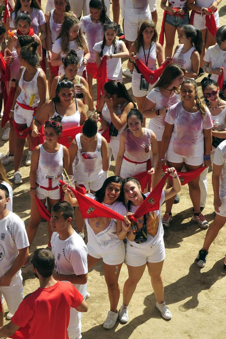 Fotos del cohete de las fiestas de Carcastillo 2018, 4 de agosto
