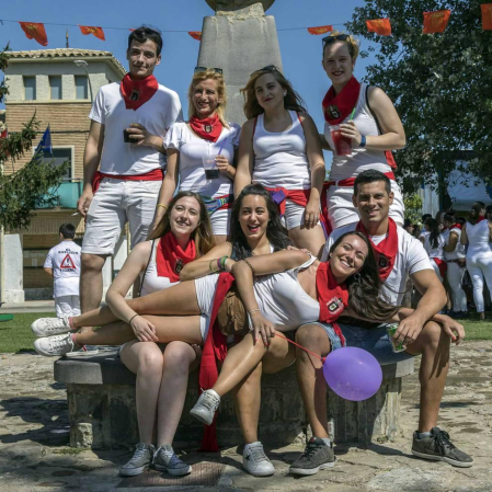 Imágenes del cohete de fiestas de Figarol 2018