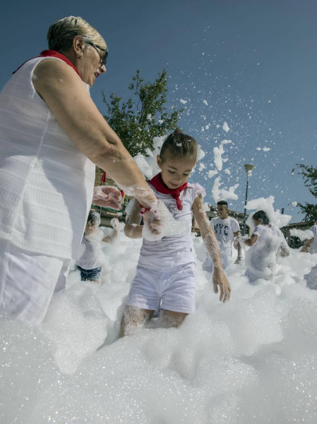 Imágenes del cohete de las fiestas de Rada 2018