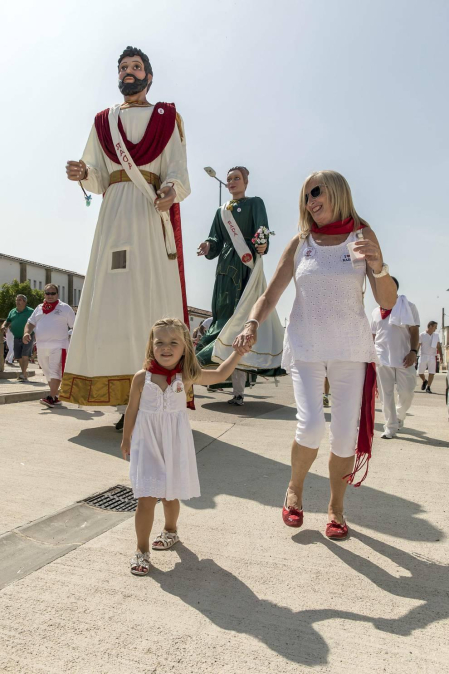 Imágenes del cohete de las fiestas de Rada 2018