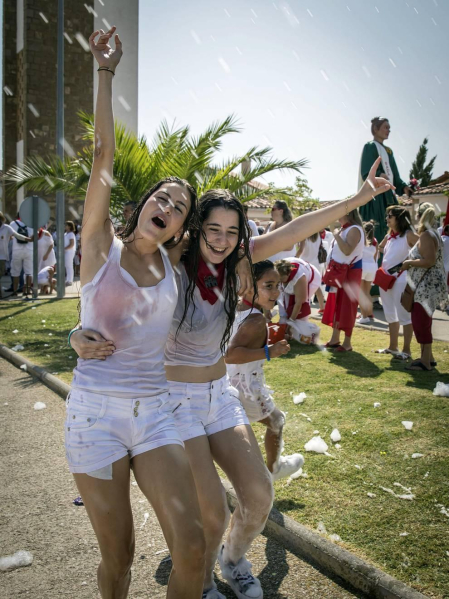 Imágenes del cohete de las fiestas de Rada 2018