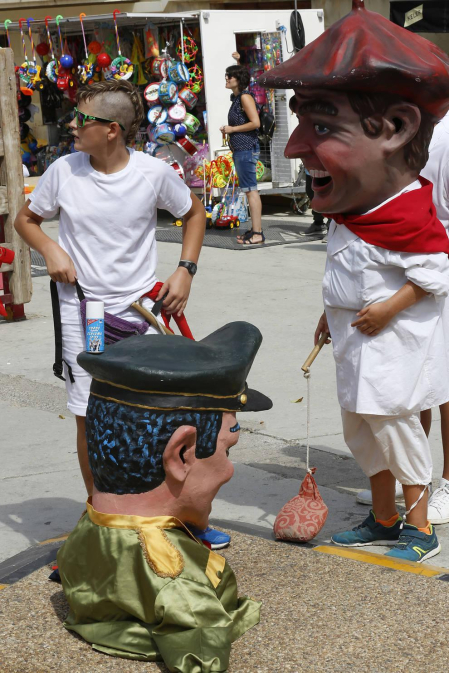 Imágenes del cohete de fiestas de Miranda de Arga 2018