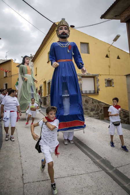 Fotos del cohete de las fiestas de Sesma 2018