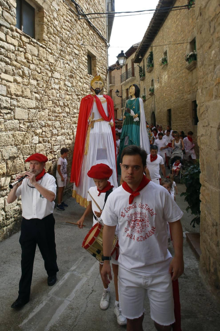 Fotos del cohete de las fiestas de Cáseda 2018