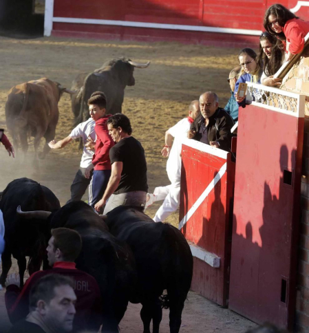 El domingo de fiestas estuvo dedicado a los niños. Sangüesa dio la bienvenida a los nacidos en el último año y hubo ofrenda floral al patrón
