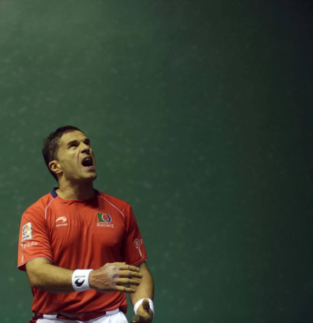Imágenes del partido entre Ezkurdia-Galarza y Olaizola-Albisu
