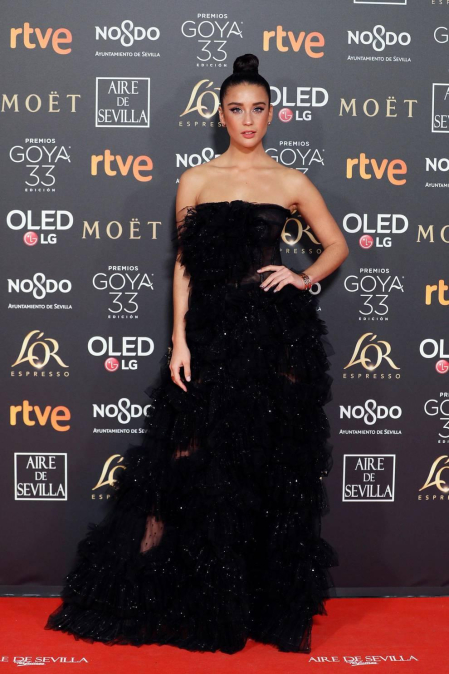 Los primeros invitados a la 33 ceremonia de los Premios Goya han comenzado a llegar a la alfombra roja del Palacio de Exposiciones y Congresos de Sevilla (FIBES) hacia las 18.20 horas de este sábado 2 de febrero