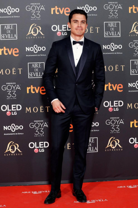 Los primeros invitados a la 33 ceremonia de los Premios Goya han comenzado a llegar a la alfombra roja del Palacio de Exposiciones y Congresos de Sevilla (FIBES) hacia las 18.20 horas de este sábado 2 de febrero