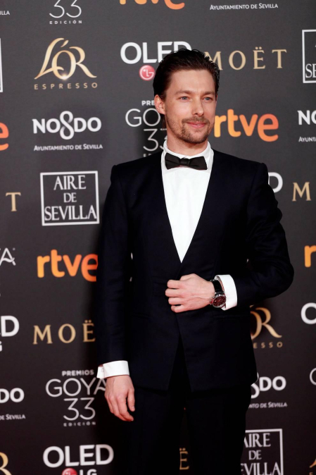 Los primeros invitados a la 33 ceremonia de los Premios Goya han comenzado a llegar a la alfombra roja del Palacio de Exposiciones y Congresos de Sevilla (FIBES) hacia las 18.20 horas de este sábado 2 de febrero