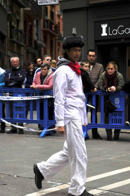 La grabación del filme, que ha arrancado a las 8 horas, ha cortado el tránsito peatonal de varias calles del Casco Viejo hasta las 20 horas
