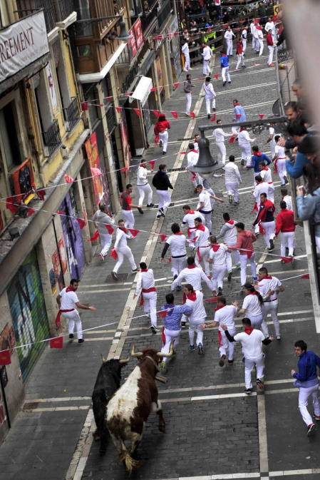 La grabación del filme, que ha arrancado a las 8 horas, ha cortado el tránsito peatonal de varias calles del Casco Viejo hasta las 20 horas