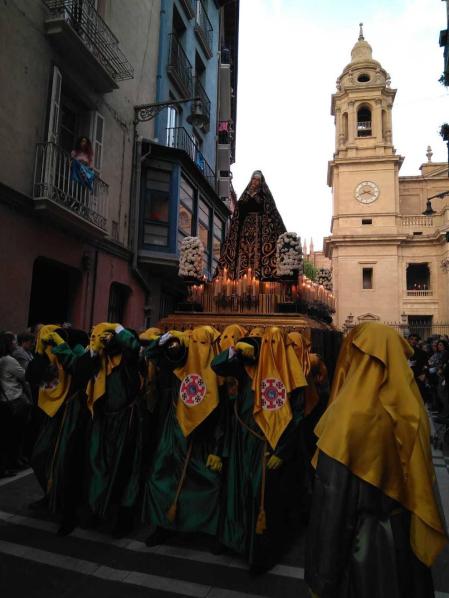 Fotos de los pasos de la procesión del Santo Entierro de Pamplona de 2019