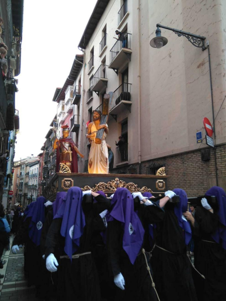 Imagen del paso de 'La Cruz a Cuestas'.