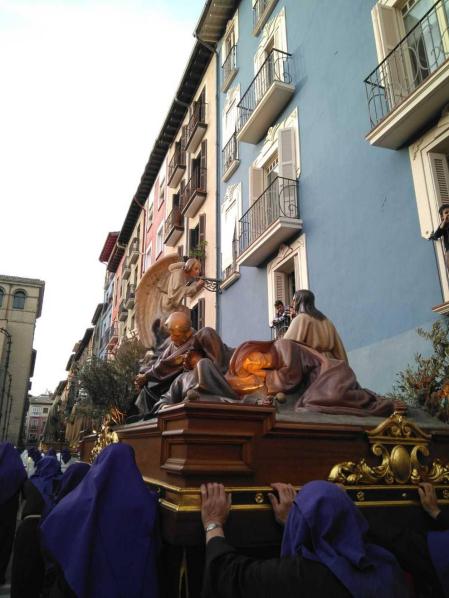 Fotos de los pasos de la procesión del Santo Entierro de Pamplona de 2019
