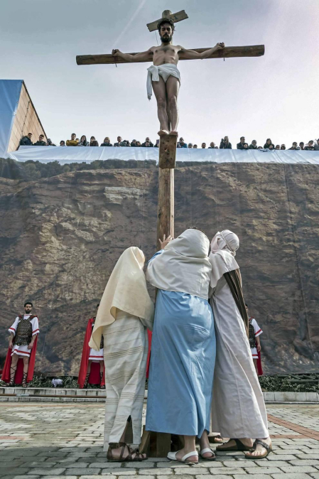 Fotos de la recreación de la Pasión viviente de Cristo en Andosilla