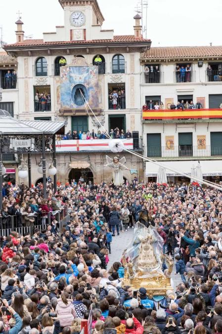 Fotos de la celebración de la Bajada del Ángel 2019 de Tudela