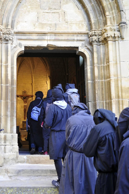 La más multitudinaria de las romerías que al cabo del año se celebran al santuario de Ujué.