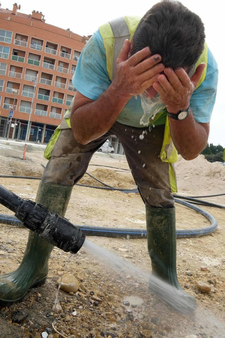 Fotos de la ola de calor en Navarra
