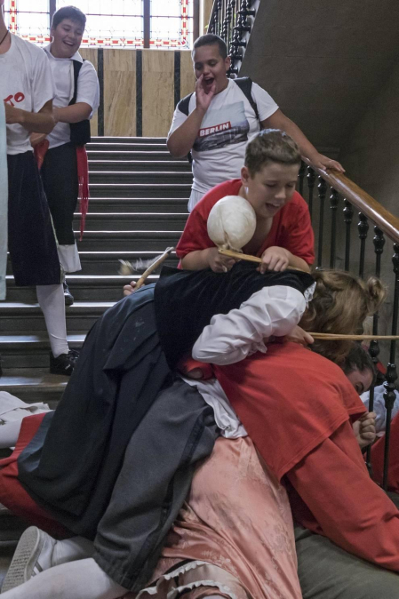 Todas las fotos de la despedida de los gigantes en fiestas de Estella en Diario de Navarra