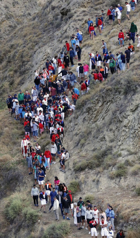 Todas las fotos del encierro del día 11 de agosto de del Pilón de Falces, una carrera que duró dos minutos y 15 segundos.