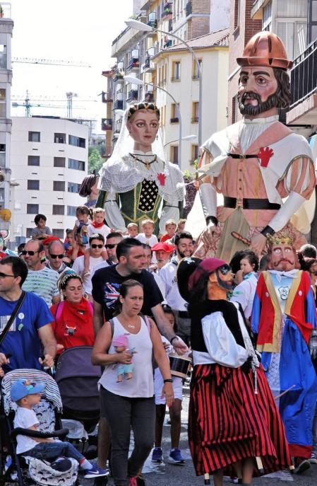 Fotos de la procesión del 15 de agosto de fiestas de Burlada