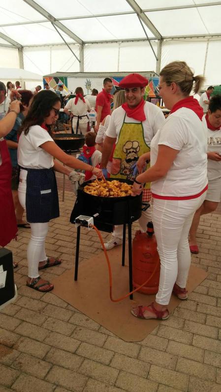 Fotos de la despedida de los Gigantes en Murchante