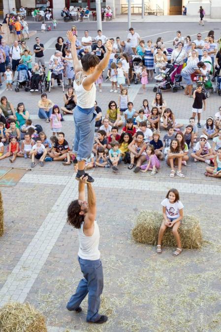 Fotos del XIII Festival de Circo de Navarra de este miércoles en Tudela.