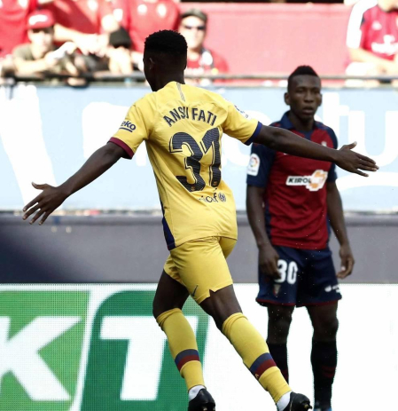 Todas las fotos del partido Osasuna 2-2 Barcelona