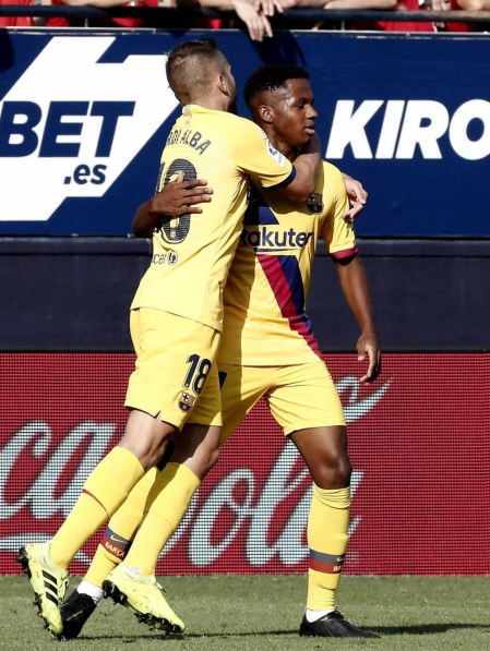 Todas las fotos del partido Osasuna 2-2 Barcelona