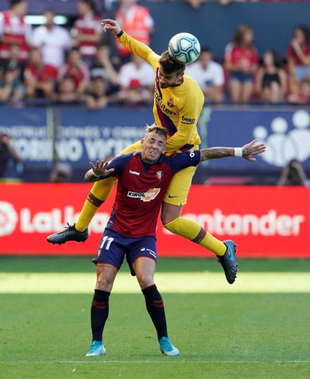 Todas las fotos del partido Osasuna 2-2 Barcelona