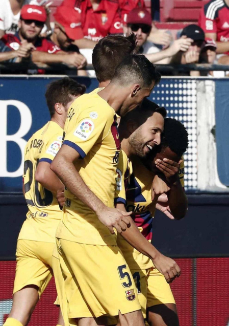 Todas las fotos del partido Osasuna 2-2 Barcelona