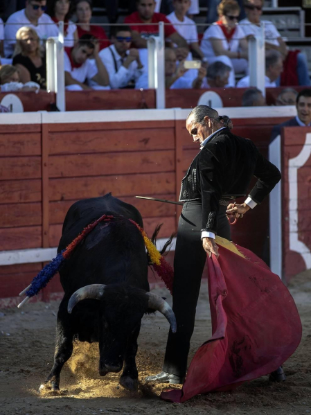 Galería de imágenes de la corrida de toros del 12 de septiembre en las fiestas de Sangüesa.