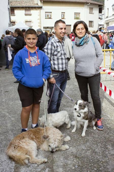 La octava edición del Día del pastor de Améscoa volvió a reunir a numerosos curiosos en Eulate, que disfrutaron de las demostraciones de elaboración de queso tradicional, esquileo de ovejas, cardado de lana o deporte rural.