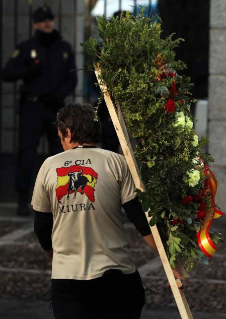 Todas las fotos del día de la exhumación de los restos del dictador del Valle de los Caídos
