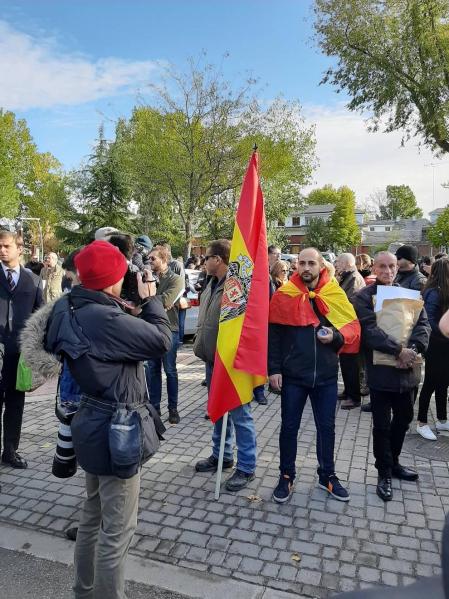 Los restos del dictador Francisco Franco, son trasladados desde el Valle de los Caídos hasta el cementerio de El Pardo Mingorrubio.