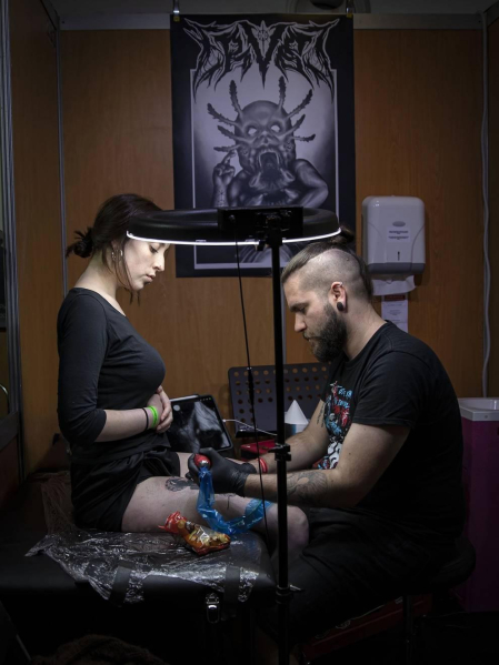 Fotografías de la celebración de la segunda edición de la Pamplona Tattoo Expo en Baluarte