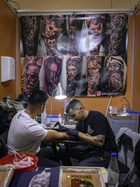 Fotografías de la celebración de la segunda edición de la Pamplona Tattoo Expo en Baluarte