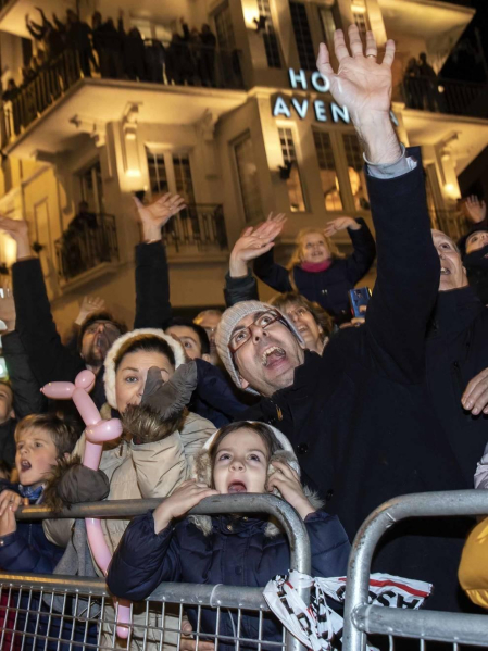 Imágenes de la cabalgata de Reyes de Pamplona