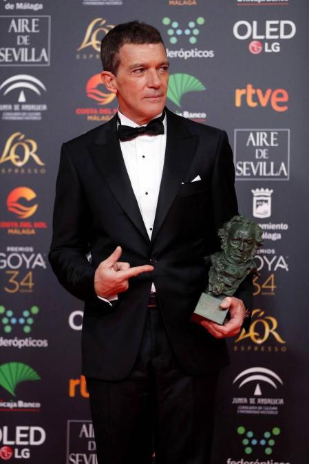 Los galardonados posaron con su premio tras la gala ceelbrada en el Martín Carpena de Málaga.