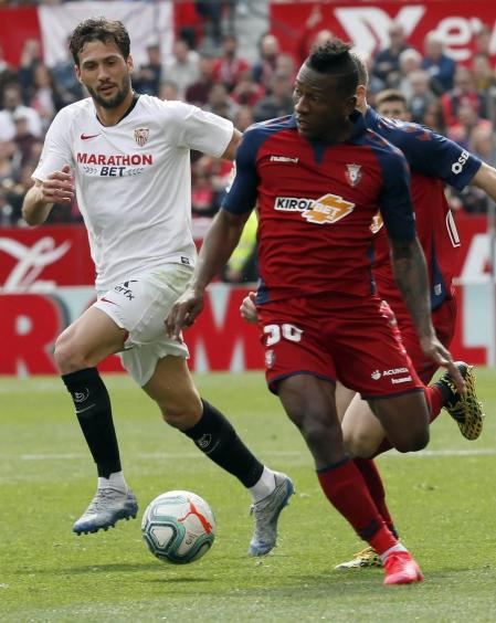 Galería de fotos del partido Sevilla-Osasuna, correspondiente a la 26ª jornada de LaLiga Santander.