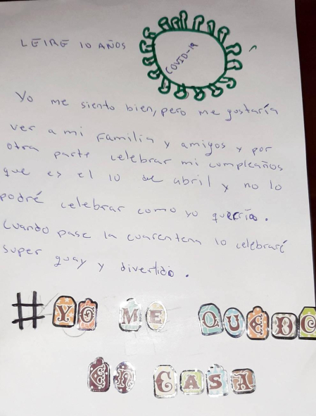 Llevan más de un mes sin salir a la calle, sin relacionarse con sus otros, ¿qué sienten?
