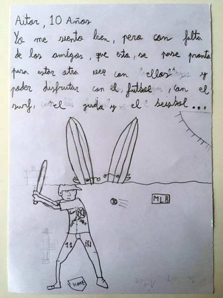 Llevan más de un mes sin salir a la calle, sin relacionarse con sus otros, ¿qué sienten?