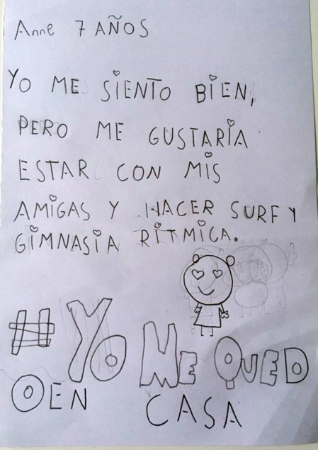 Llevan más de un mes sin salir a la calle, sin relacionarse con sus otros, ¿qué sienten?