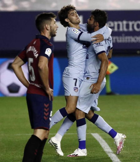 Galería de fotos del partido Osasuna-Atlético