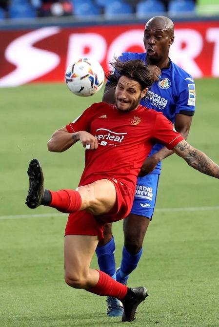 Fotos del partido Getafe-Osasuna en el Coliseum Alfonso Pérez.