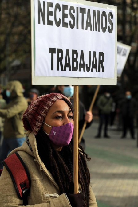 La hostelería navarra vuelve a la calle para exigir su apertura