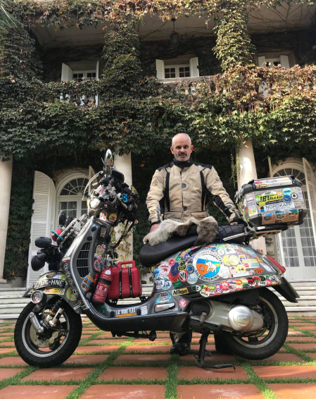 Escalada en Aralar en Vespa en pos de Siberia