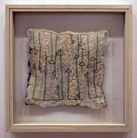 La artista pamplonesa estará hasta el 14 de marzo con su nueva exposición en la Ciudadela